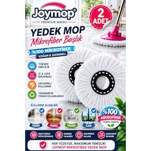 2 Li %100 Mikrofiber Yedek Mop Ultra Emici Premium Seri