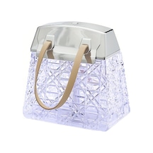 Sones Masaüstü Küçük Kristal Çanta Nemlendirici Aroma Ortam Aydınlatması, Renk: Mavi Şarj Edilebilir