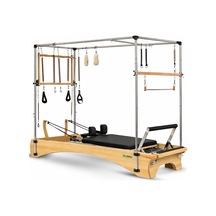Combo Cadillac Reformer Elegance Seri Siyah Şarjörlü Sistem 8 Kademe Krom 1. Sınıf Kayın Ağacı