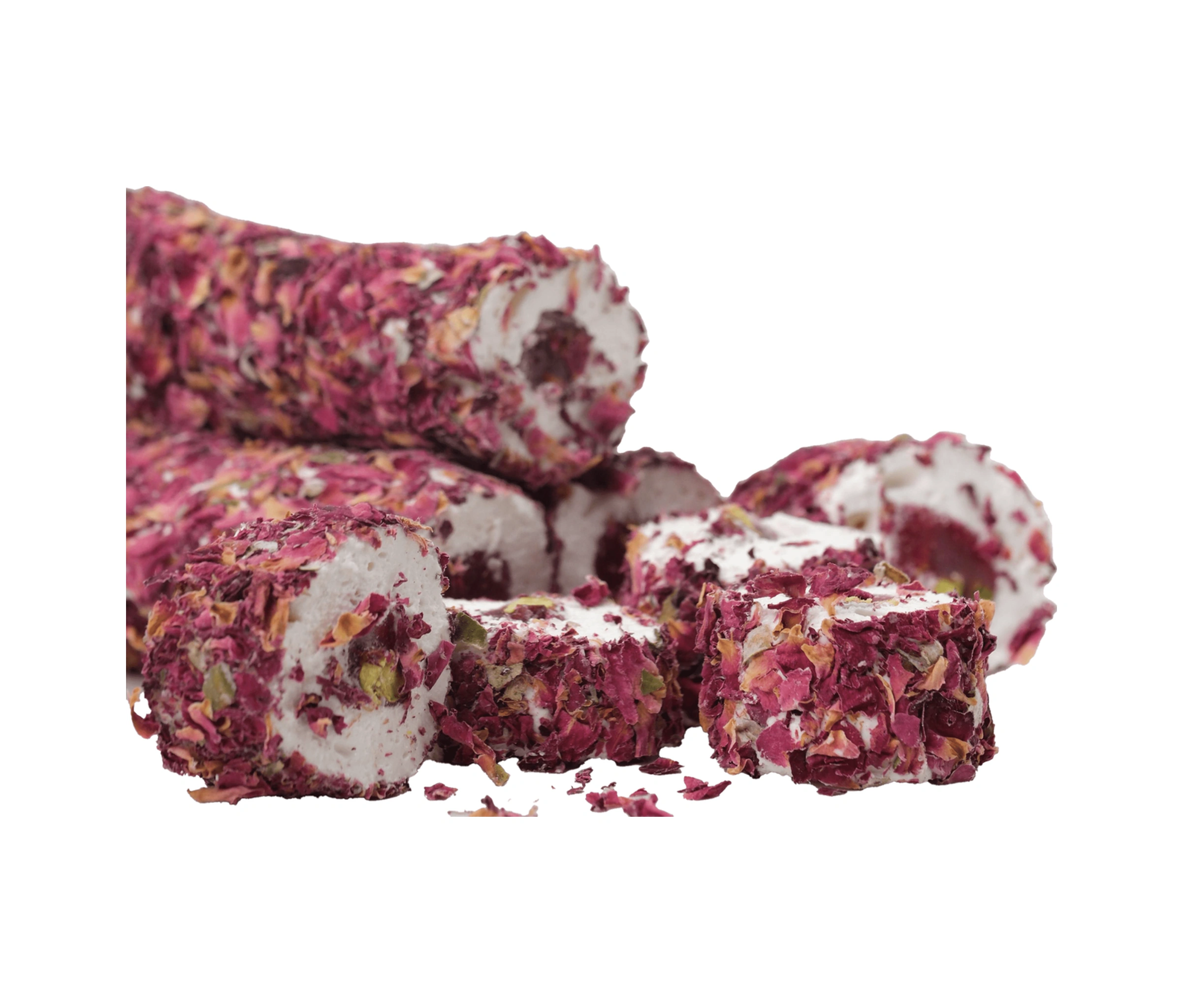 Gül Yapraklı Sultan Nar Aromalı Sarma Lokum 500 G
