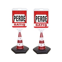 Perde Satıs Temalı Reklam ve Uyarı Dubası 2 Adet