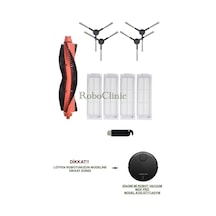 Xiaomi Mi Robot Vacuum Mop Pro Robot Süpürge Uyumlu M.kod:styjo2ym Fırça, Hepa Filtre Seti-10 Parça