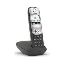 Gıgaset A690, Dect Telefon, Siyah, 14 Saat Konuşma, 180 Saat Bekleme, 100 Kişilik Rehber