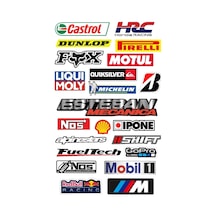 Otomobil Motosiklet Sticker Seti 1 Adet
