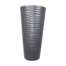 Rüzgar Yapay Çiçekçilik 80x40x40 Siyah Saksı Siyah