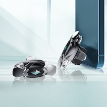 1çift Alloy Transparent Mehanik Düğmeleri Mobil Telefon Yardımcı Oyun İdare Oyunu Periferik