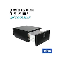 Coolman Cl-25l Çekmeceli Araç İçi Portatif Buzdolabı 25 Litre 12v-24v-1172
