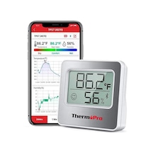 ThermoPro TP357 Akıllı İç Mekan Sıcaklık ve Nem Ölçer Termometre - T09414