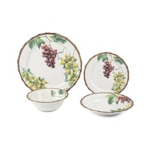 Mikasa Moor Grapes 24 Parça 6 Kişilik Yemek Takımı