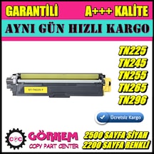 For Brother Tn225 / Tn245 / Tn255 / Tn265 / Tn296 Toner Sarı