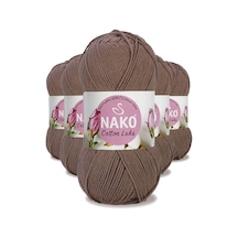 5 Adet Cotton Lüks Yelek Tunik Kazak Bluz Hırka İpi Yünü Toprak 97583