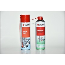 Würth Hhs 2000 Sıvı Gres 500 ML + Würth Silikon Sprey 2 x 500 ML