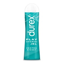 Durex Play Ekstra Hisset Bay Bayan Uyarıcılı Jel 50 Ml + Siyah Deri Tasma + Hediye