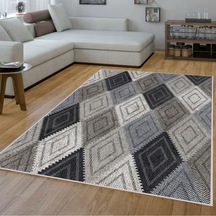 Rovigo Home Dijital Baskı Yıkanabilir Kaymaz Taban Salon Halısı RVG1568-HT121 Çok Renkli