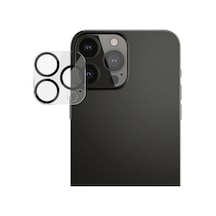 Ally İphone 13 Pro-13 Pro Max 3d Full Tempered Glass Cam Kamera Koruyucu- 5775