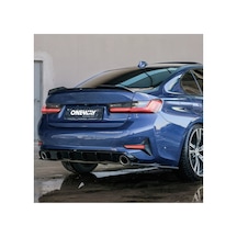 Bmw 3 Serisi G20 Sport Line 2018-2022 Arka Difüzör & Flap Seti Sportif Tampon Altı Paket
