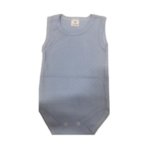 Luggi Baby Atlet Body Jakarlı Mavi Noktalı-10974 Mavi