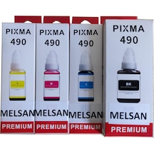 Canonuyumlu Pixma Gı-490 Mürekkep 4 Renk Takım