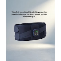 Ergonomik Isıtmalı Masajlı Bel Kemeri 100 Cm Uygun Acı Kahverengi