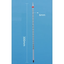 Alkollü Kimya Termometresi Laboratuvar Termometresi 0 C +150 C 2 Adet