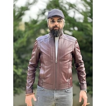 Always Leather Usta İşi Özel Dikim %100 Hakiki Deri 1803340012 Bordo