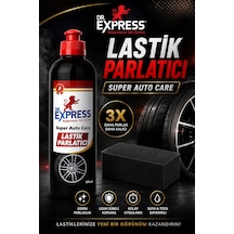 Premium Lastik Parlatıcı Jel 500 Ml Uzun Süre Etkili Yeni Görünüm Pratik Uygulama Sünger Hediyeli