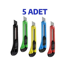 5 Adet Büyük Boy Plastik Maket Bıçağı - Falçata