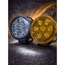 7 Li Led Mini Driving Light Ip68 Dc 12-80v 30000 Saat Ömürlü Profesyonel Sis Farı