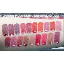 Lipstick Crayon No: 04 - Besleyici Nemlendirici Mat Kalem Ruj 0