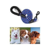 Evcil Hayvan Reflektörlü Fitil Gezdirme Tasması 10 Mm X 120 Cm Can Dost Köpek Ekipmanı Gece Yürüyüşü