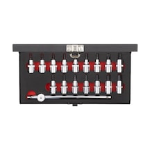 Ceta Form C28s-17pth 17 Parça 1/2” Torx Ve Allen Uçlu Lokma Takım