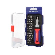 Workpro Wp200517 38 Parça Profesyonel Cr-v Cırcırlı Bits Tornavida Seti