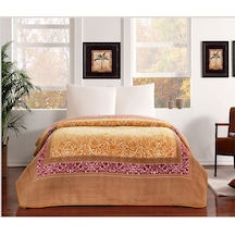 Taç Battaniye Jadira Kiremit Çift Kişilik