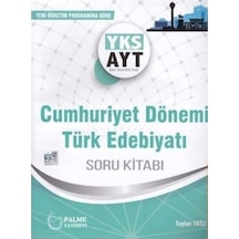Palme Yayınları Ayt Cumhuriyet Dönemi Türk Edebiyatı Soru Kitabı
