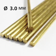3 Mm Pirinç Çubuk Içi Dolu Yuvarlak Mil Saf 437194836