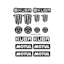 Kuba Tasarım A4 Çoklu Sticker Seti 02 Diğer
