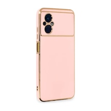 Xiaomi Poco M5 Uyumlu Kılıf Volet Silikon - Pembe