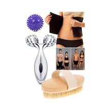 Evde G5 Masaj Aleti & Sauna Bel Kemeri & Masaj Topu & At Kılı Fırça Seti Unisex Pro Karışık