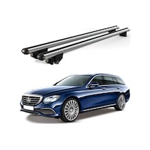 Kanca Mercedes E Kombi S213 2016 Ve Sonrası Uyumlu Gri Kilitli Ara Atkı 120cm Port Bagaj Tavan Barı