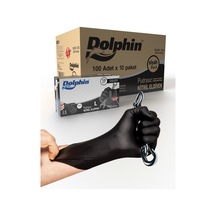 Supertrend Siyah Nitril Eldiven Pudrasız Ekstra Kalın L 100 Adet X 10 Paket - Koli