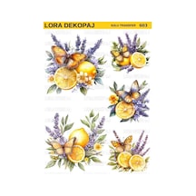 Lora Dekopaj Sulu Transfer Kağıdı - 603 25x35 Cm