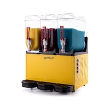 Samixir Triple Üçlü 12+12+12 Lt Slush Buzlaş Karlamaç Makinesi Slush-36-y
