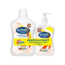 2 Adet Activex Sıvı Sabun Aktif 1 Lt+ 500 Ml Hediye 2 Adet Activex Sıvı Sabun Aktif 1 Lt+ 500 Ml Hediye
