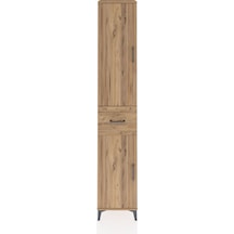 Hyperion Dolap 6 Raflı Tek Çekmeceli 2 Kapaklı 44x44x243 Çam-çam Atlas Çam