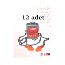 3mk-kt24 Çam Tipi Kordonlu Kulak Tıkacı 12 Adet