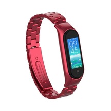 Xiaomi Mi Band 6 Uyumlu Krd-04 Metal Ardx Kordon-kırmızı