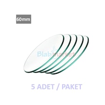 Saat Camı 60 Mm Laboratuvar. Soda Lime . Kenarları Traşlı