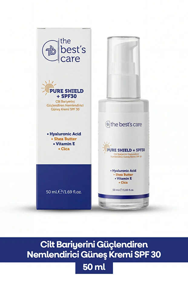 The Bets's Care Cilt Bariyerini Güçlendiren Nemlendirici Güneş Kremi SPF30 50 ML