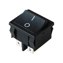 Ayt Ic-128 Orta Boy Işıksız On Off 4 Pin Anahtar Aç Kapa Buton Düğme 25.0x22.7 Mm