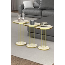 Zigon Sehpa Terra Gold Krem Diğer